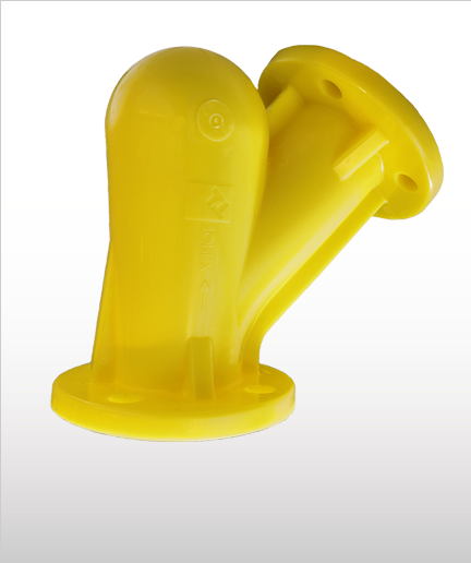 Kolena do pneudopravy 4" 45°